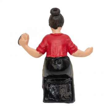 Donna Seduta con Pane...