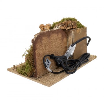 Uomo con Botti per Presepe...