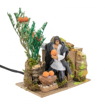 Raccoglitore di Arance Presepe in Movimento