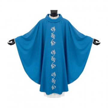 Casula Azzurra in Misto Lana