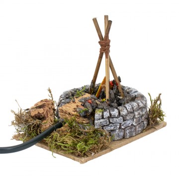 Fuoco con Lampada Effetto...