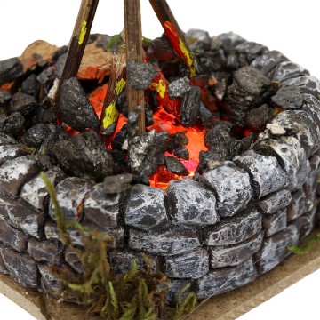 Fuoco con Lampada Effetto...