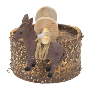 Macina con Asino Presepe in...