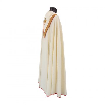 Piviale Avorio Rigato con...