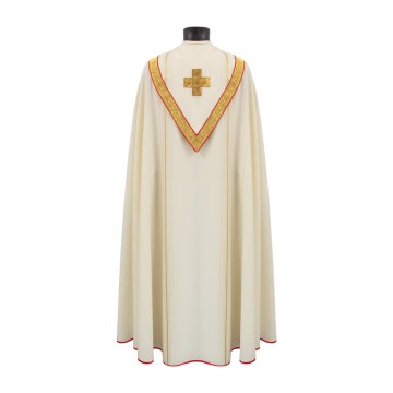 Piviale Avorio Rigato con...