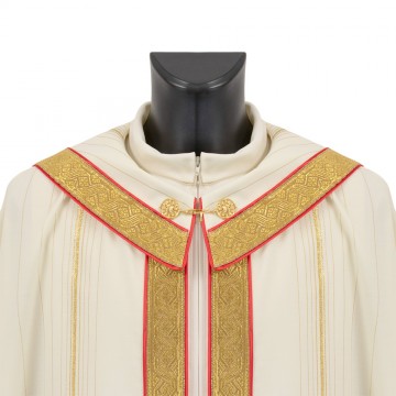 Piviale Avorio Rigato con...