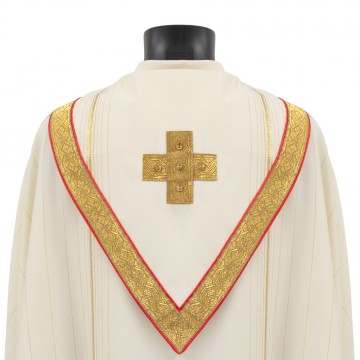 Piviale Avorio Rigato con...