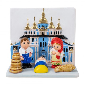 Presepe Ucraina in Ceramica...