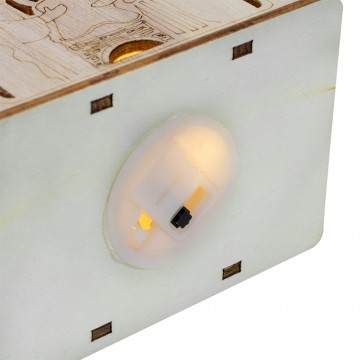 Casetta Natalizia in Legno...