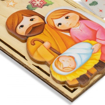 Decorazione Natalizia in Legno