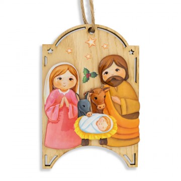 Decorazione Natalizia in Legno