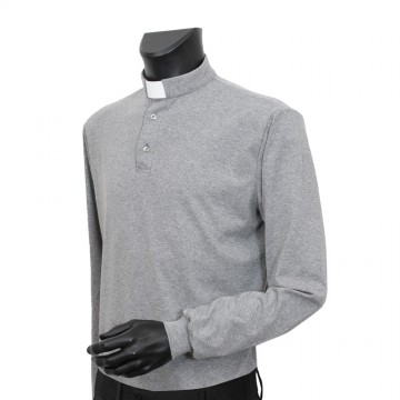 Polo Clergy Grigio Chiaro...