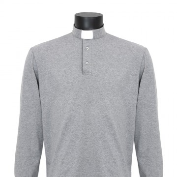 Polo Clergy Grigio Chiaro...