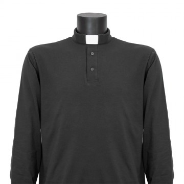 Polo Clergy Grigio Scuro in...