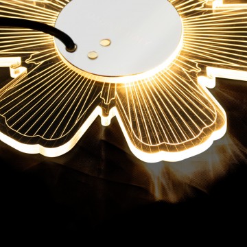 Raggiera Led in Plexiglass...