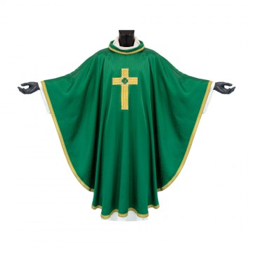Casula Verde con Croce e...