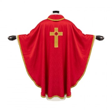 Casula Rossa con Croce e...