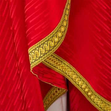 Casula Rossa con Croce e...