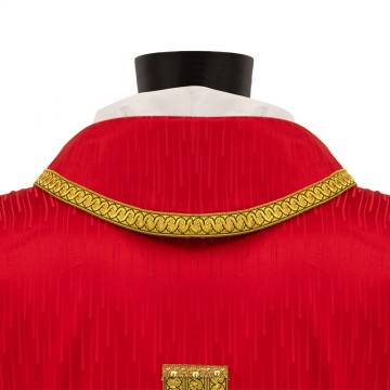 Casula Rossa con Croce e...