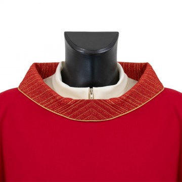 Casula Rossa con Collo e...