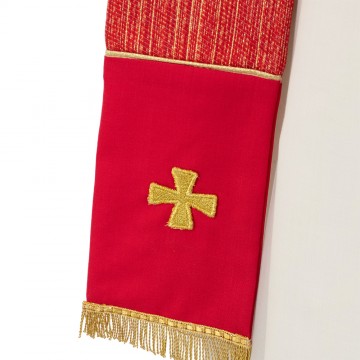 Casula Rossa con Collo e...