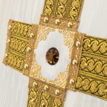 Casula Avorio con Croce e...