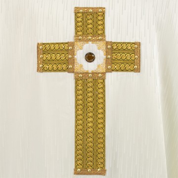 Casula Avorio con Croce e...