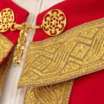 Piviale Rosso in Tessuto...