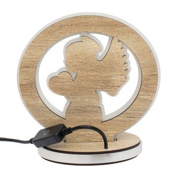 Lampada con Angelo a Led