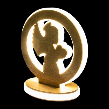 Lampada con Angelo a Led