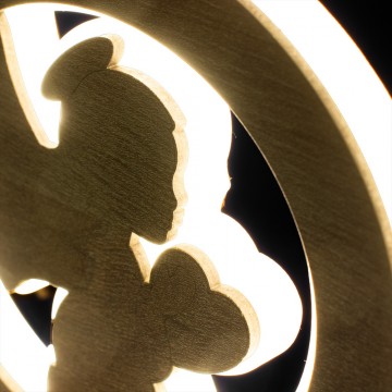 Lampada con Angelo a Led