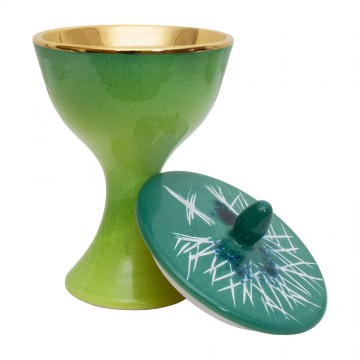 Pisside in Ceramica Verde e...