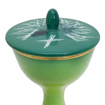 Pisside in Ceramica Verde e...