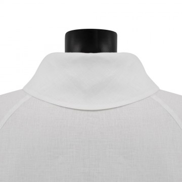 Camice Bianco in Puro Lino