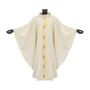 Casula Avorio e Croci Ricamate