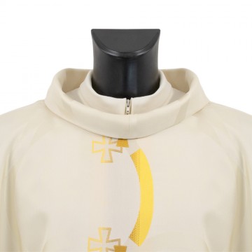 Casula Avorio e Croci Ricamate