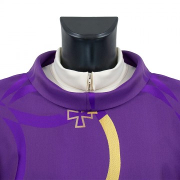 Casula Viola e Croci Ricamate