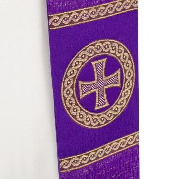 Casula Viola Croce Mosaico...