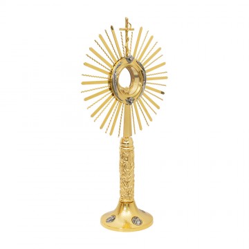 Ostensorio Cesellato in Ottone