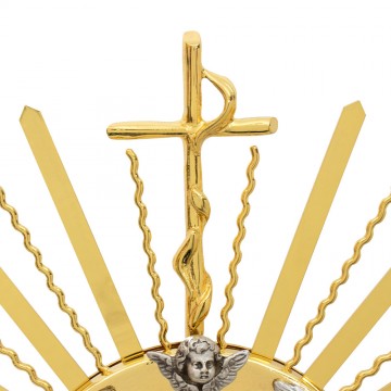 Ostensorio Cesellato in Ottone