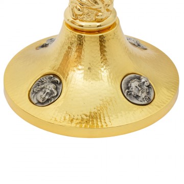 Ostensorio Cesellato in Ottone