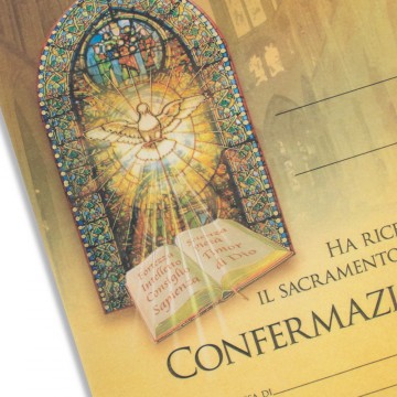 Pergamena Ricordo Cresima