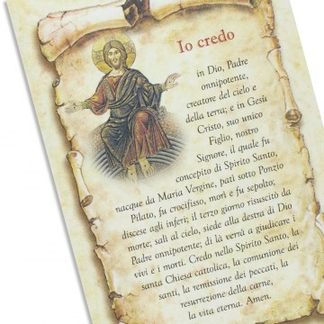 Pergamena con Preghiera Io...