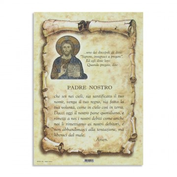 Pergamena Padre Nostro