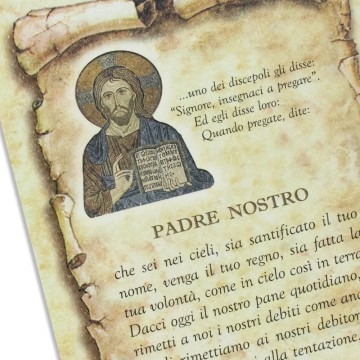Pergamena Padre Nostro
