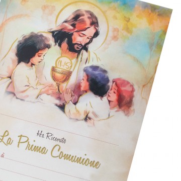 Pergamena Comunione Gesù...