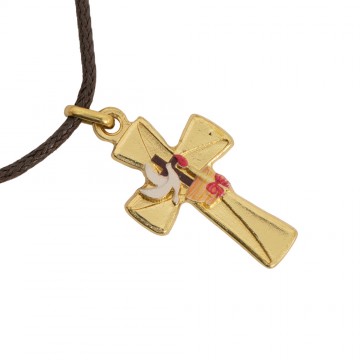 Pendente Croce con Colomba
