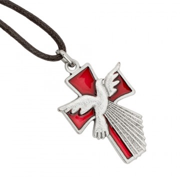 Pendente Croce con Colomba...