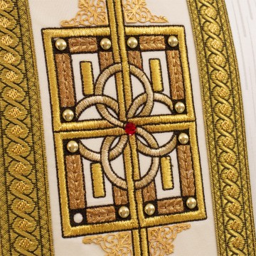 Casula Avorio con Stolone e...