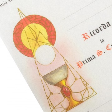 Pergamena Prima Comunione...